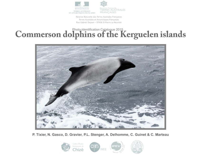 2015 - Photo-Identification Catalogue 2015 Commerson dolphins of the Kerguelens islands. 